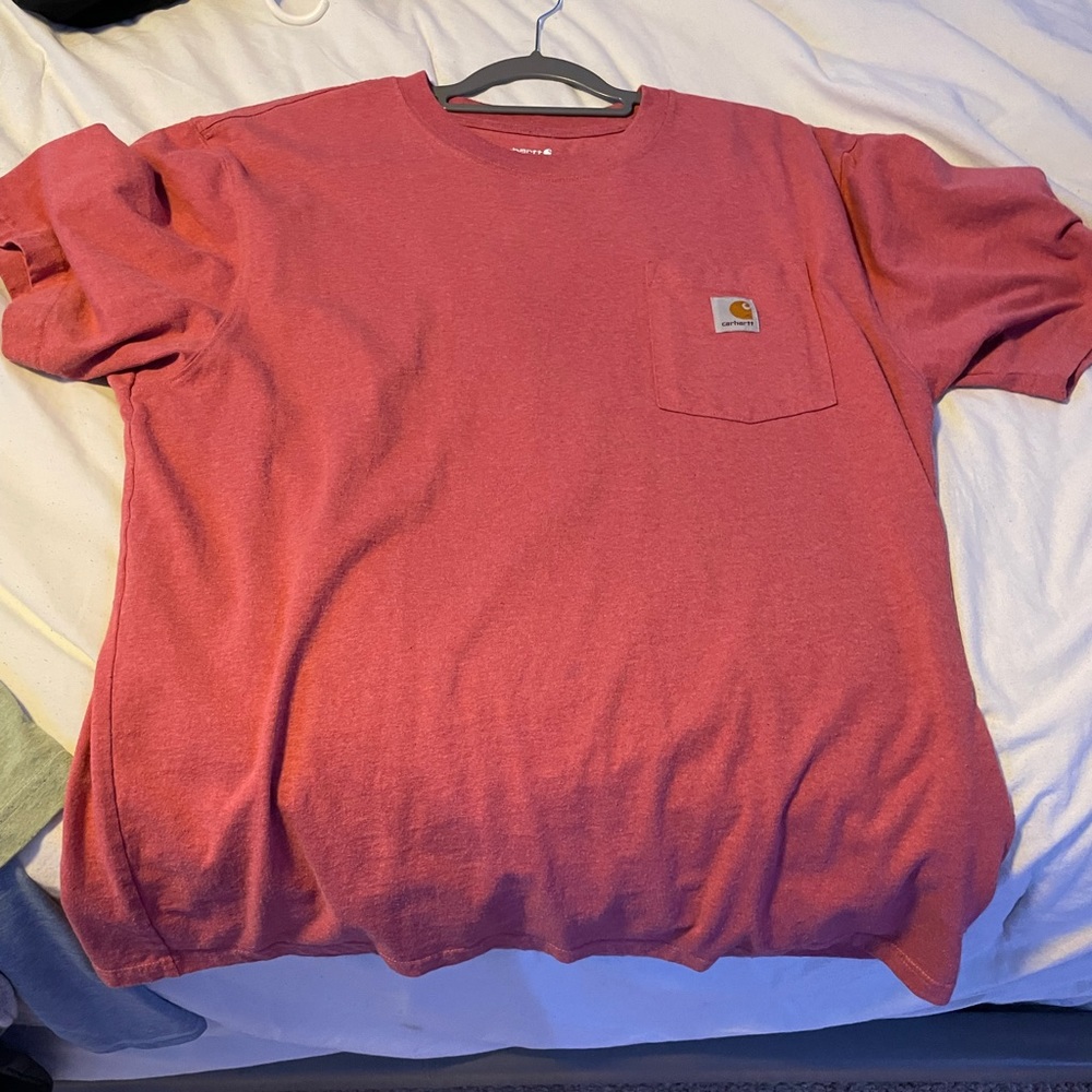 Carhartt, Short sleeve, Color Red, Brand Carhartt